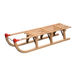 No Brand Traditional Wooden Sledge Davos 120 Cm -Ski Sale Store kc41e78f6c8126aae4f2c05ca37404e6d