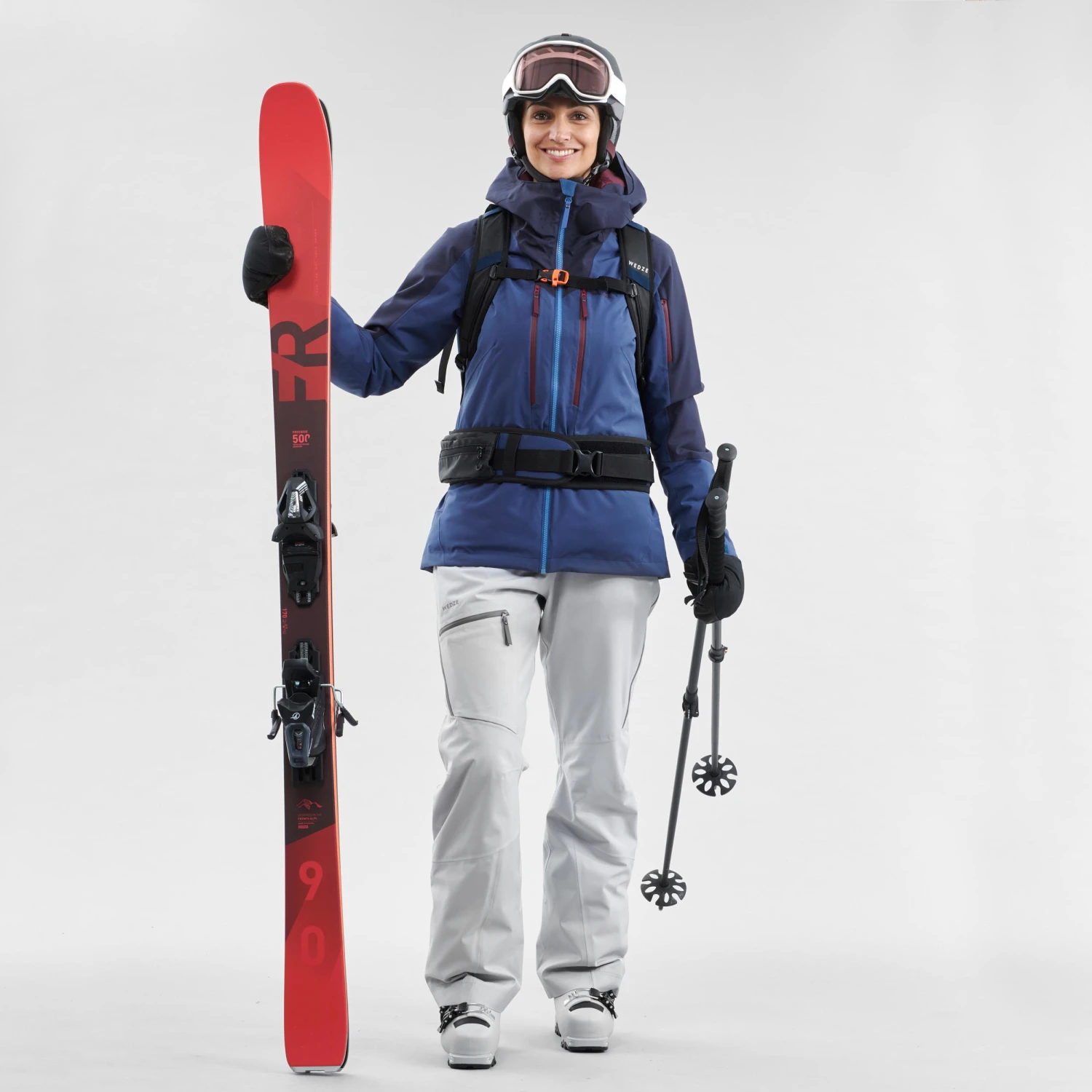 WEDZE Women’s Freeride Ski Jacket 2 WEDZE Women’s Freeride Ski Jacket - Image 2