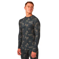 Bodyfit Limited Edition Crewneck Forest Geo Camo