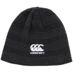 Canterbury Team Mens Winter Beanie Hat (Black/White) -Ski Sale Store kd24011b37f97d91f474541d5ba750433