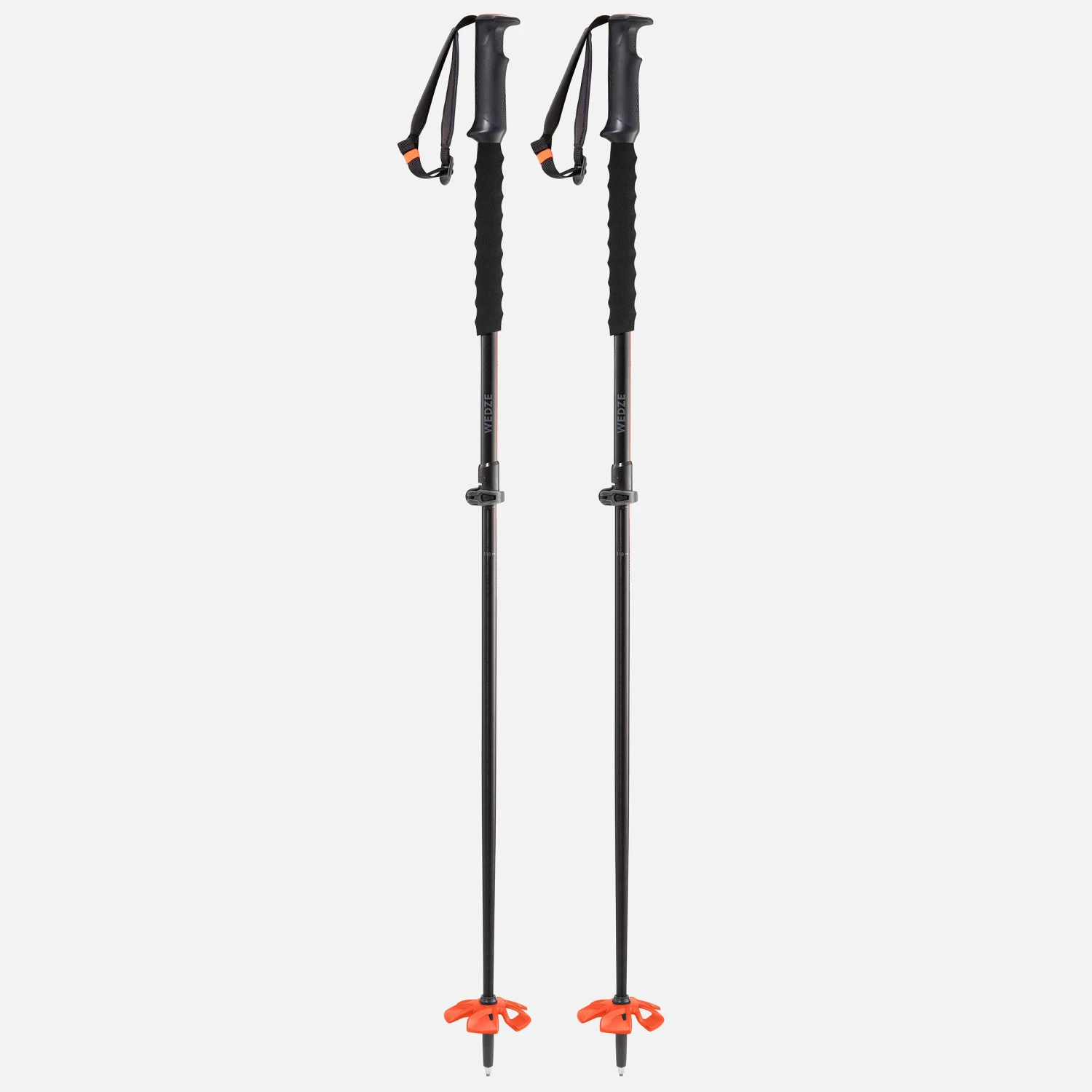 WEDZE TELESCOPIC FREERIDE SKI POLES 4 WEDZE TELESCOPIC FREERIDE SKI POLES - Image 4