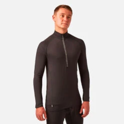 CarbonDri Bodyfit Zip Neck Black -Ski Sale Store kd41e3a705e3d82b48bbbdc97f4a9d2aa
