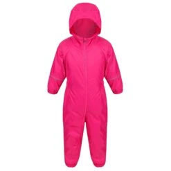Regatta Childrens/Kids Splashit Rain Suit (Red) -Ski Sale Store kd634da6cf3c02fd395beac617aa4947a