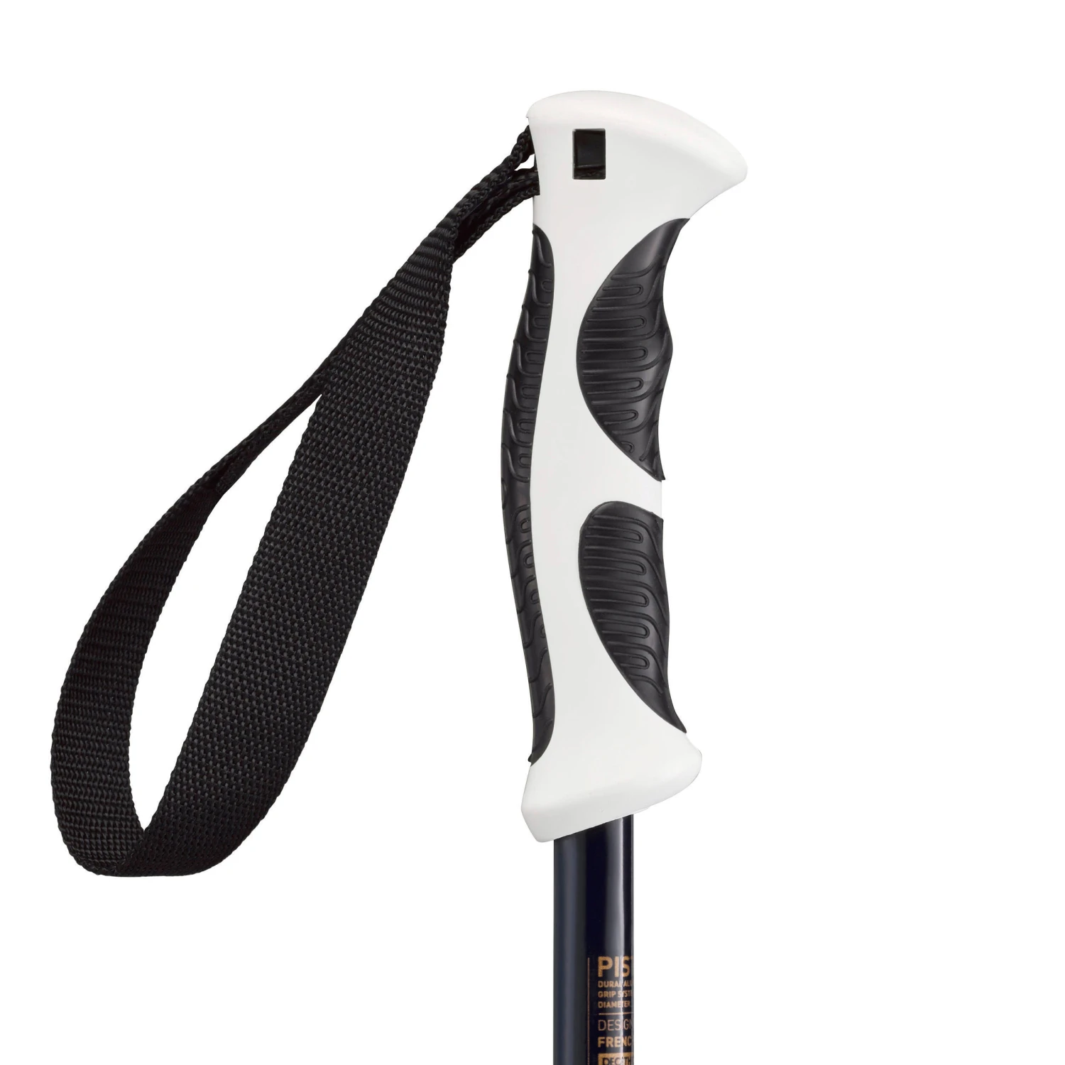 WEDZE Refurbished Womens D-Ski Poles - Black And White 3 WEDZE Refurbished Womens D-Ski Poles - Black And White - Image 3