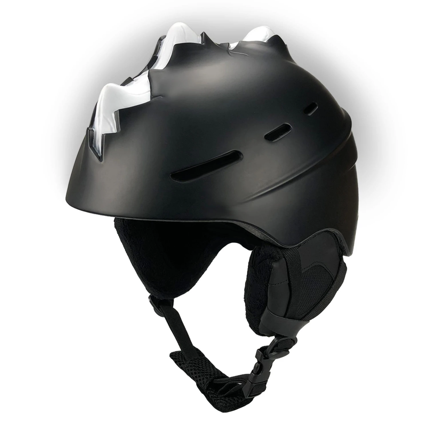 Ski Helmet For Teens And Adults | Matt Black | Crazy Safety | EN 1077 Certified 1 Ski Helmet For Teens And Adults | Matt Black | Crazy Safety | EN 1077 Certified
