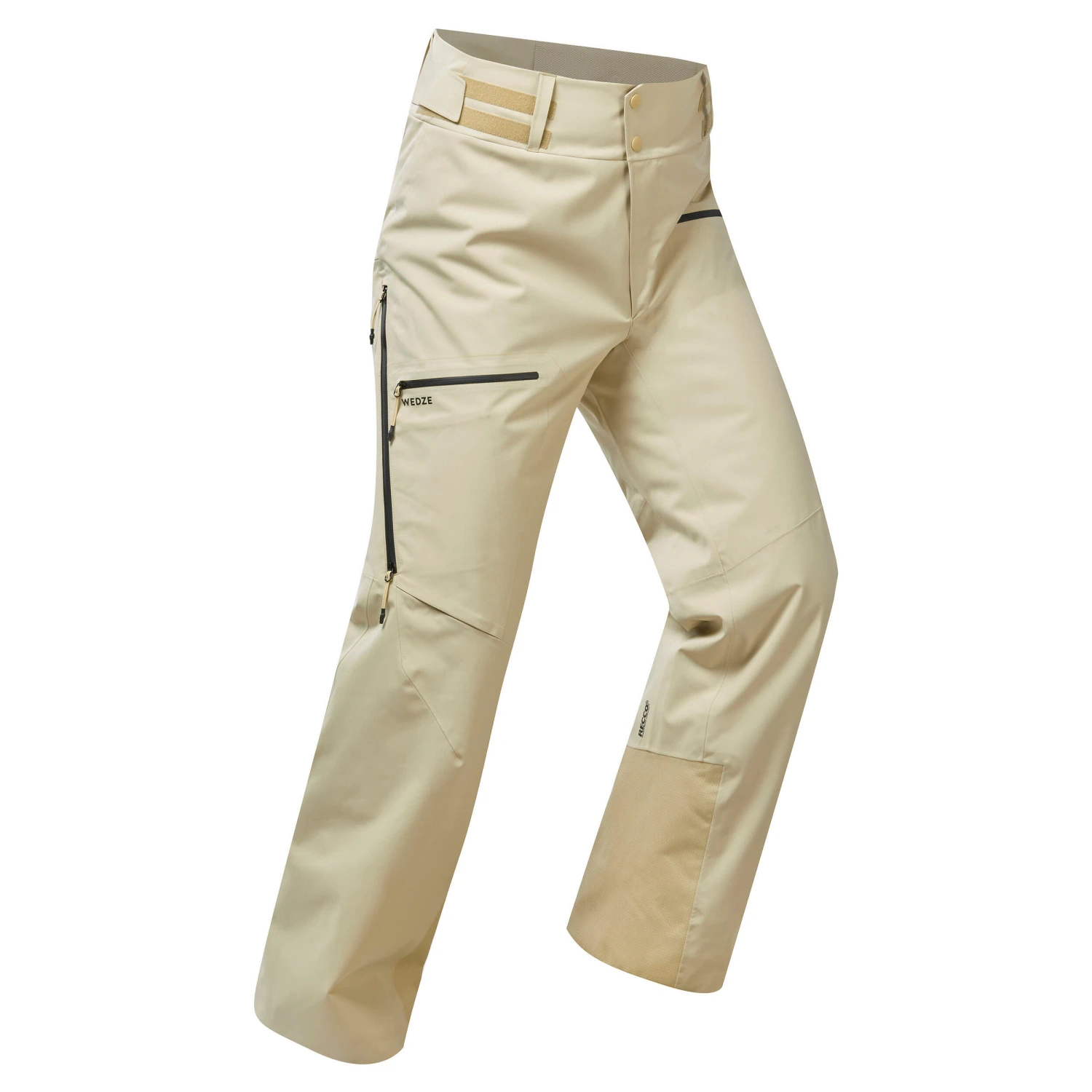 WEDZE Refurbished Mens Ski Trousers -Beige 1 WEDZE Refurbished Mens Ski Trousers -Beige