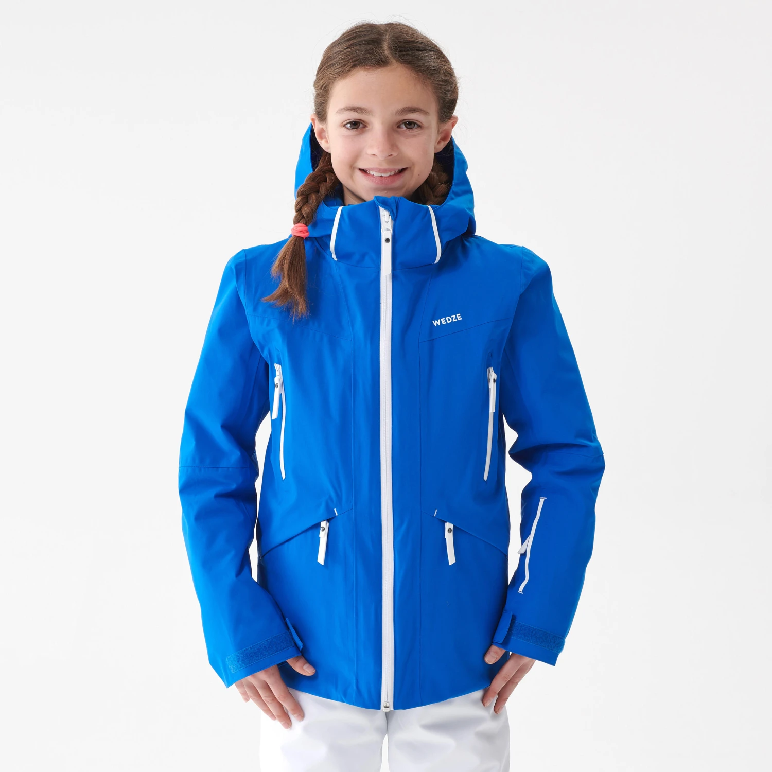 WEDZE KIDS’ WARM AND WATERPROOF SKI JACKET 900 BLUE 5 WEDZE KIDS’ WARM AND WATERPROOF SKI JACKET 900 BLUE - Image 5