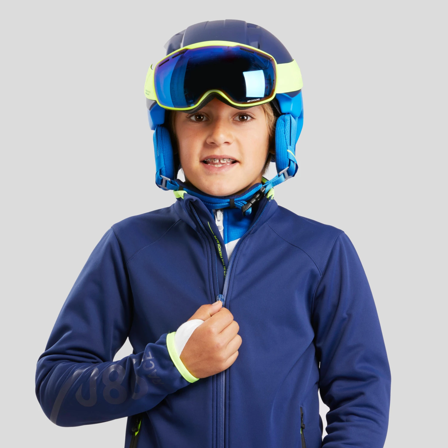 WEDZE CHILDREN'S COMPETITION SKI CLUB JACKET 980 2 WEDZE CHILDREN'S COMPETITION SKI CLUB JACKET 980 - Image 2