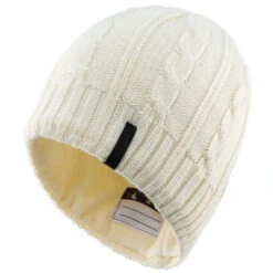 WEDZE KIDS SKI HAT CABLE KNIT ECRU -Ski Sale Store kf224a0562fc2de977cf7e971a2078225