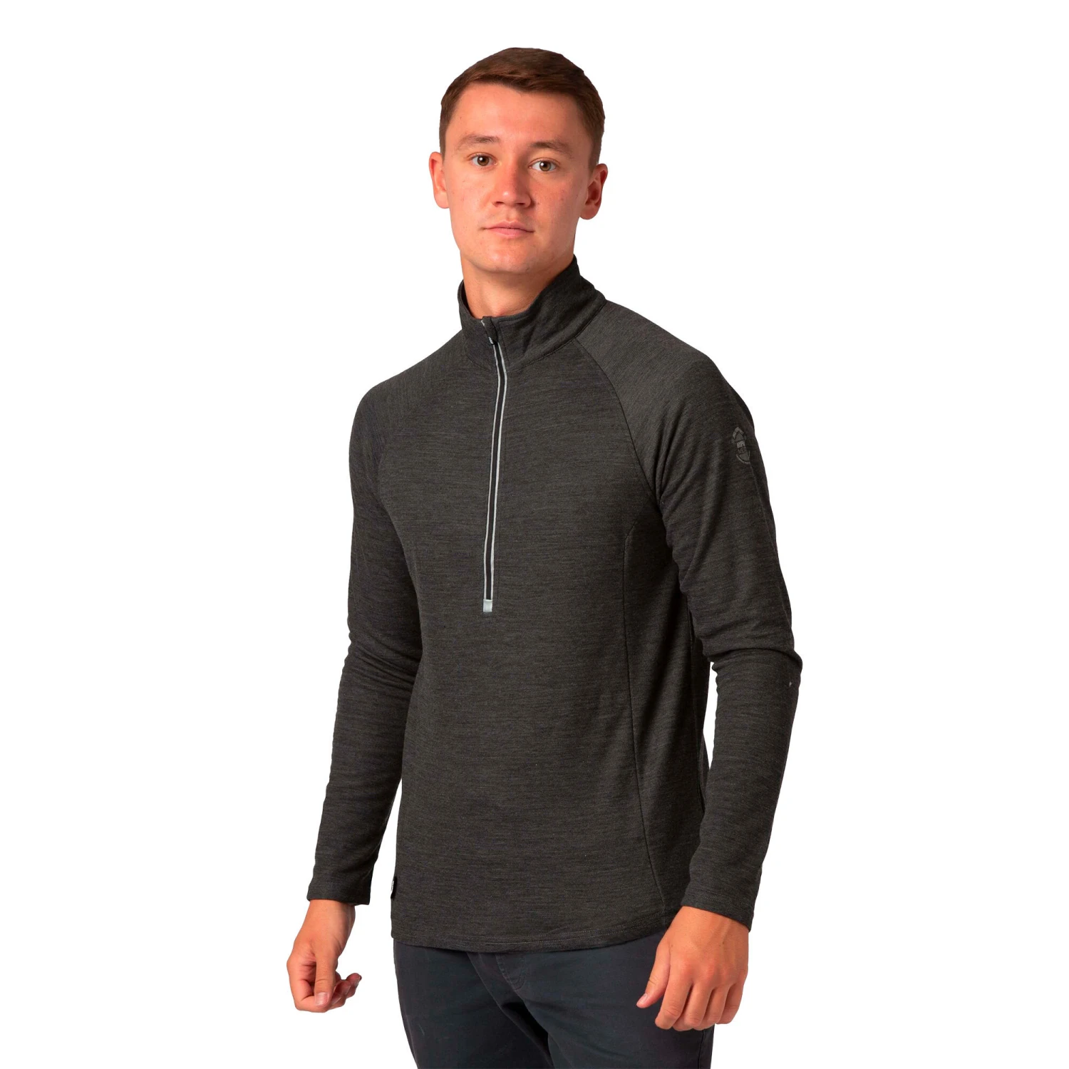 Bodyfit Pro Zip Neck Black 1 Bodyfit Pro Zip Neck Black
