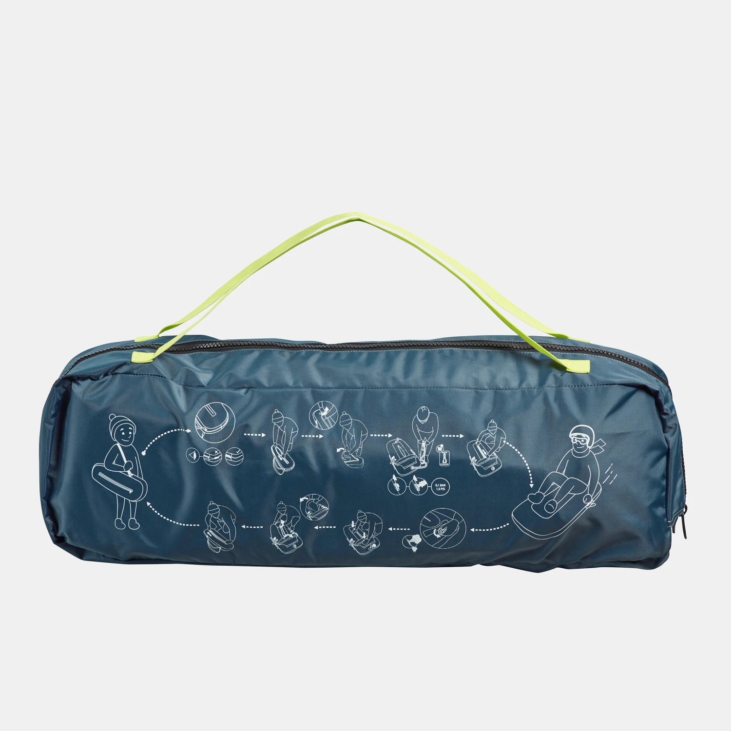 WEDZE Adult And Kids' Pumpslide Inflatable Sledge 3 WEDZE Adult And Kids' Pumpslide Inflatable Sledge - Image 3