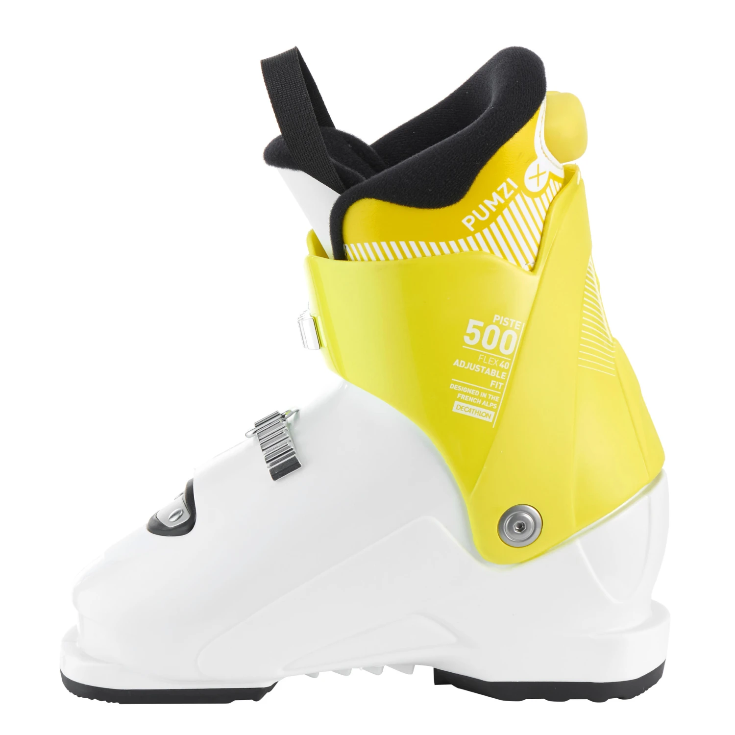 WEDZE KIDS’ SKI BOOTS PUMZI 500 YELLOW 5 WEDZE KIDS’ SKI BOOTS PUMZI 500 YELLOW - Image 5
