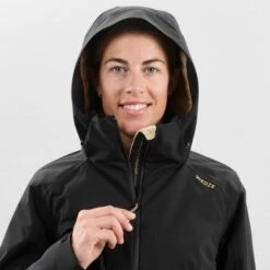 WEDZE REFURBISHED WOMENS WARM SKI JACKET - 500 - BLACK -Ski Sale Store kfa6c2d6d9c49a136585d2b4ab2afea3a