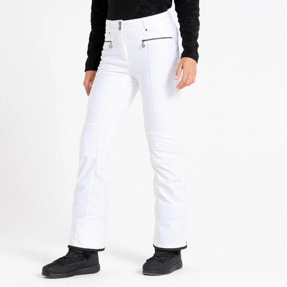 Dare 2b Womens/Ladies Inspired II Ski Trousers (White) 3 Dare 2b Womens/Ladies Inspired II Ski Trousers (White) - Image 3