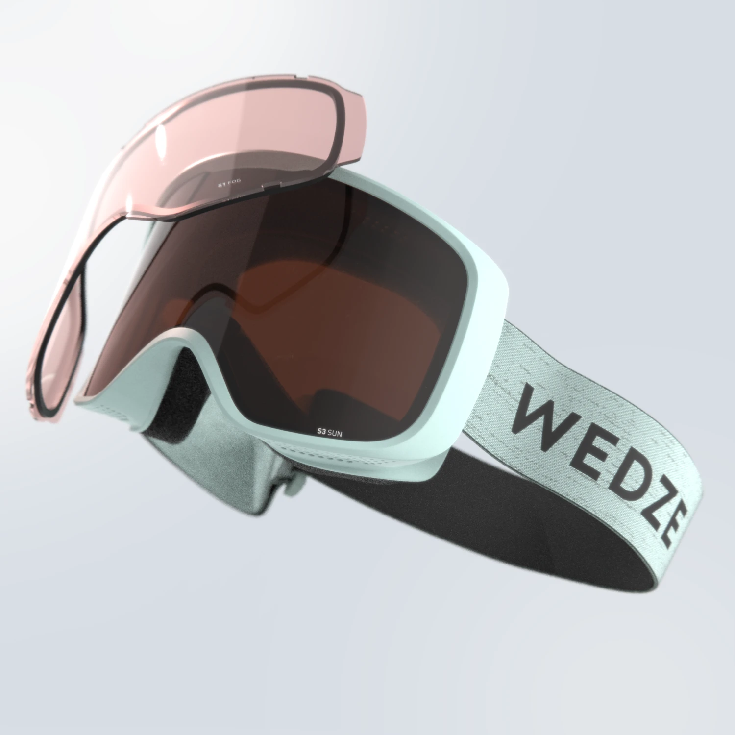 WEDZE KIDS’ AND ADULT SKIING AND SNOWBOARDING GOGGLES ALL WEATHER - G 100 I 5 WEDZE KIDS’ AND ADULT SKIING AND SNOWBOARDING GOGGLES ALL WEATHER - G 100 I - Image 5