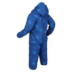 Regatta Childrens/Kids Penrose Dinosaur Puddle Suit (Nautical Blue) -Ski Sale Store kfd7cfe8c8003e28b0e195a628c883753