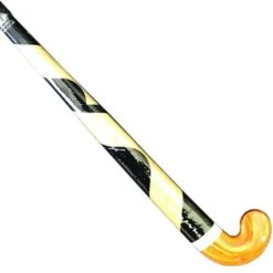 Mercian Scorpion FGB Junior Wooden Hockey Stick, Black/Gold
